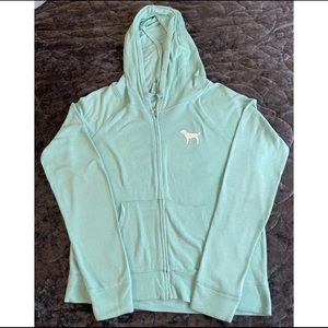 PINK VICTORIA SECRET baby blue sweater